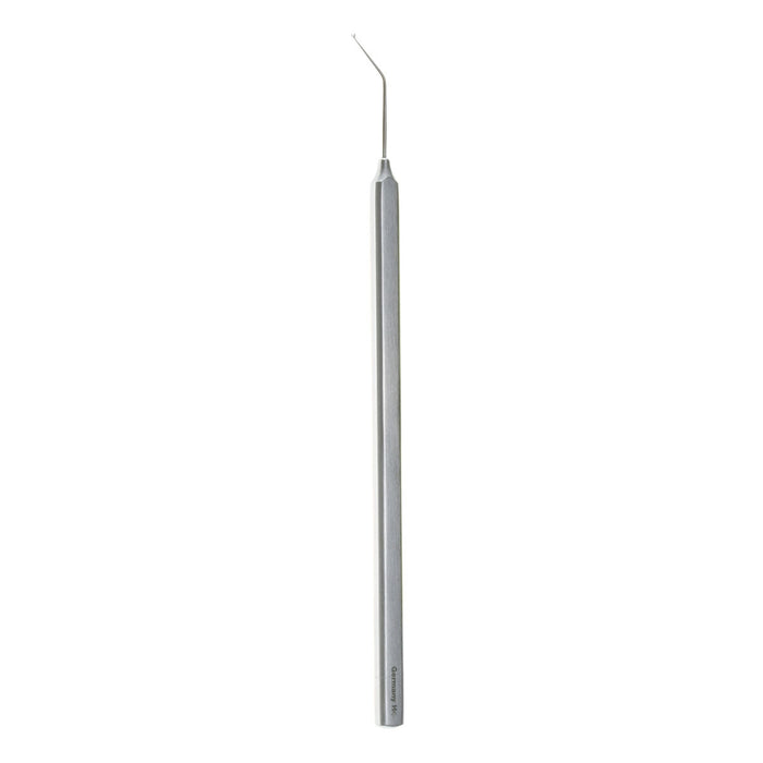 Jaffe-Maltzman Lens Manipulator Hook angled V-shaped tip