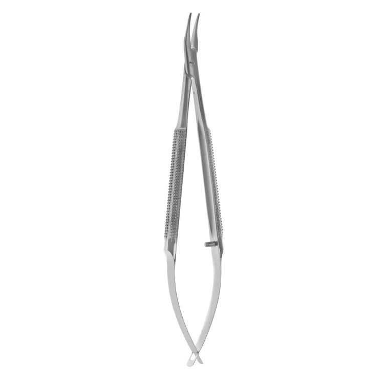 Baby Barraquer Needle Holder 94mm - Curved, Without Lock