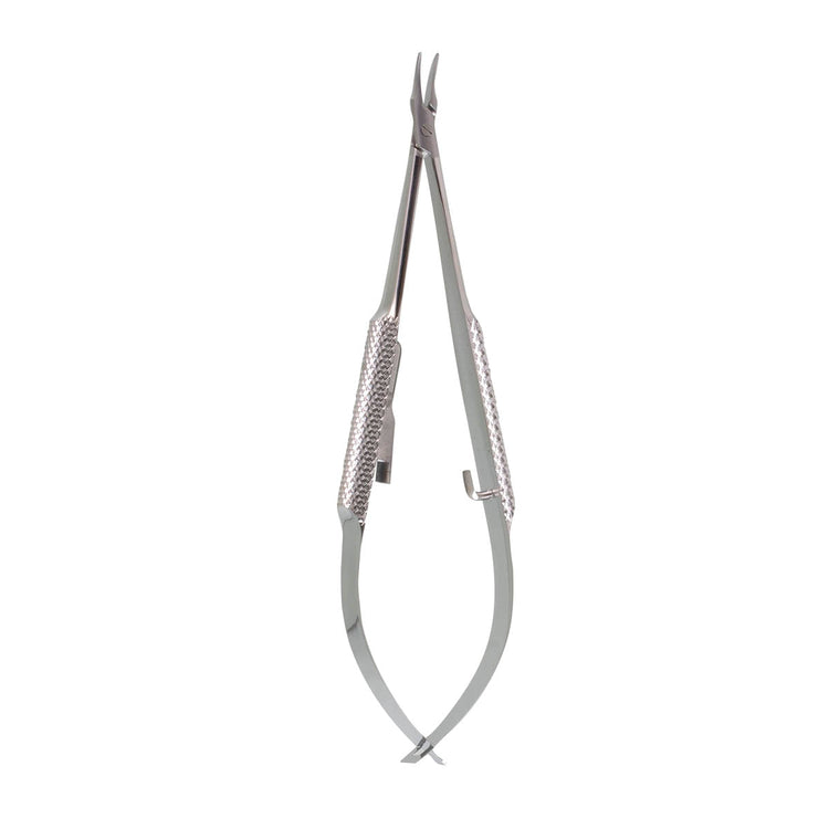 Barraquer Needle Holder - Curved, With Lock