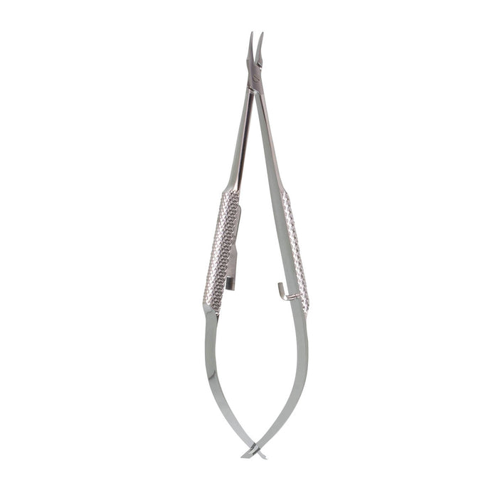 Barraquer Needle Holder w/ lock curved