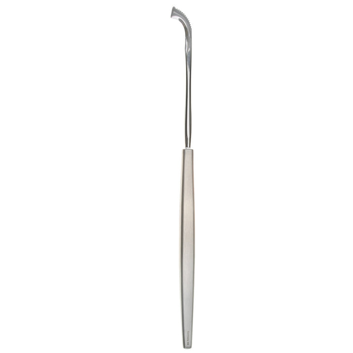 Fisher Tonsil Knife ? 8 1/4" 15mm Curved Serrated Blade