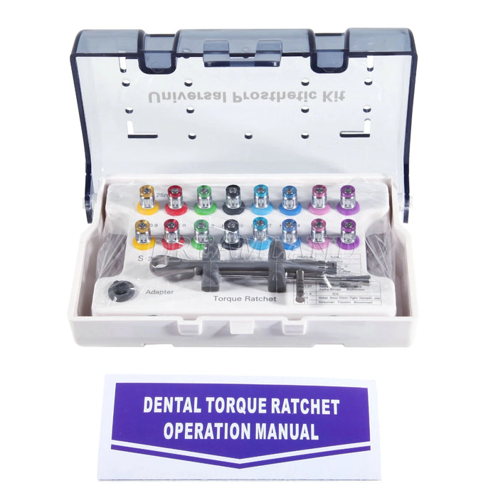 Dental Universal Implant Prosthetic Kit Torque Wrench Screw Drivers Remover Kit