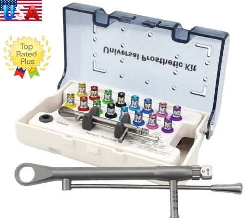 Dental Universal Implant Prosthetic Kit Torque Wrench Screw Drivers Remover Kit