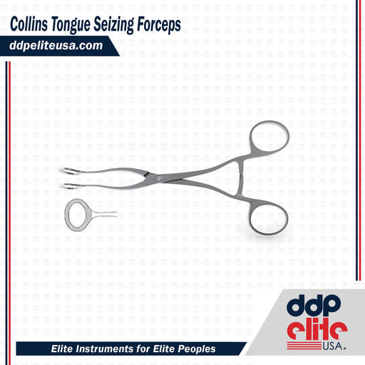 Collins Tongue Seizing Forceps - ddpeliteusa