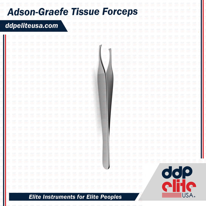 Adson-Graefe Tissue Forceps - ddpeliteusa