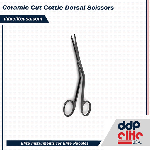 Ceramic Cut Cottle Dorsal Scissors - DDP ELITE - ddpeliteusa