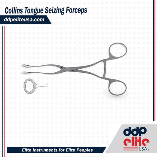 Collins Tongue Seizing Forceps - ddpeliteusa