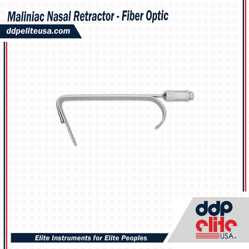 Maliniac Nasal Retractor - Fiber Optic - ddpeliteusa