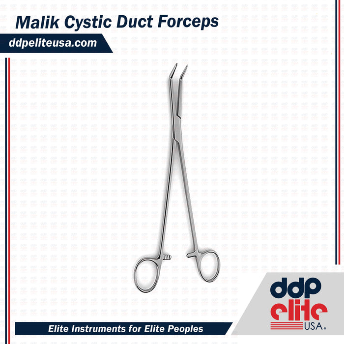 Malik Cystic Duct Forceps - ddpeliteusa