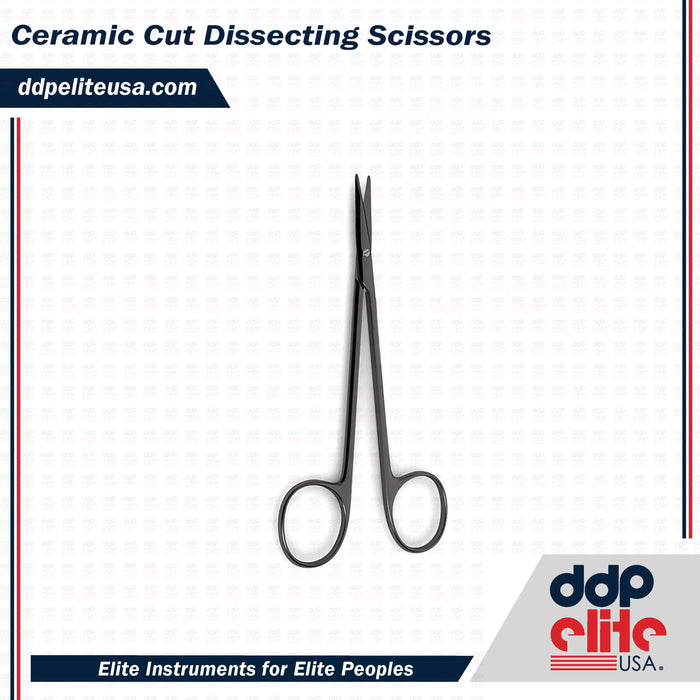 Ceramic Cut Dissecting Scissors - ddpeliteusa