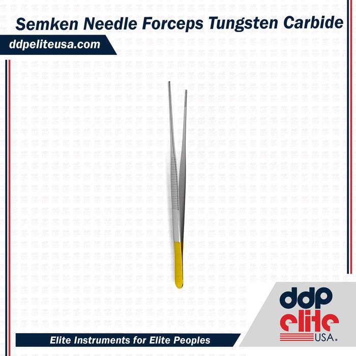 Semken Needle Forceps - Tungsten Carbide - ddpeliteusa