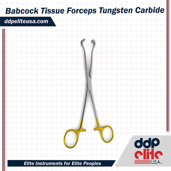 Babcock Tissue Forceps - Tungsten Carbide - ddpeliteusa