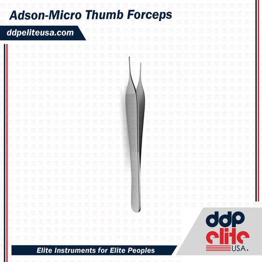 Adson-Micro Thumb Forceps - ddpeliteusa