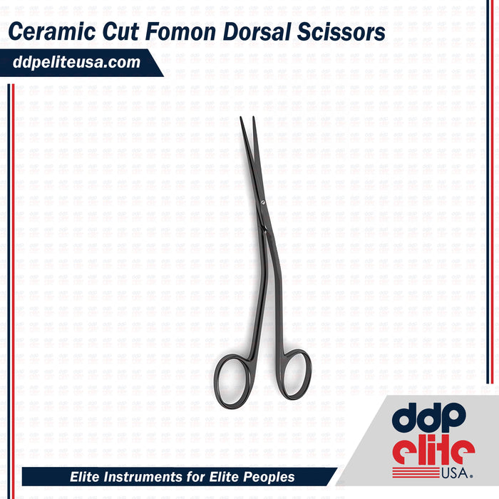 Ceramic Cut Fomon Dorsal Scissors - ddpeliteusa