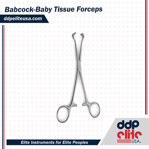 Babcock-Baby Tissue Forceps - ddpeliteusa