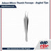Adson-Micro Thumb Forceps - Angled Tips - ddpeliteusa