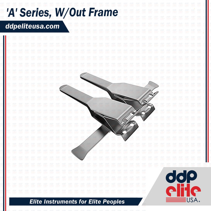 Artery Approximator Clamp - 'A' Series, W/Out Frame - ddpeliteusa