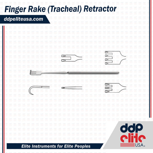 Finger Rake (Tracheal) Retractor - ddpeliteusa