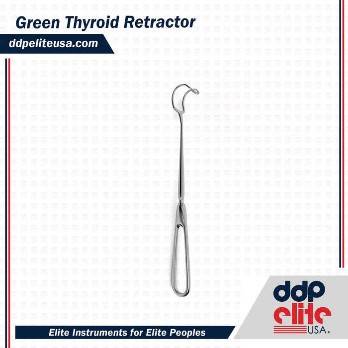 Green Thyroid Retractor - ddpeliteusa