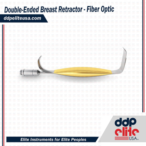 Double-Ended Breast Retractor - Fiber Optic - ddpeliteusa
