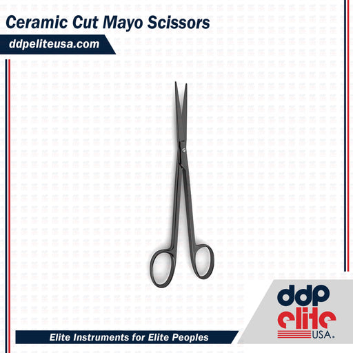 Ceramic Cut Mayo Scissors - ddpeliteusa