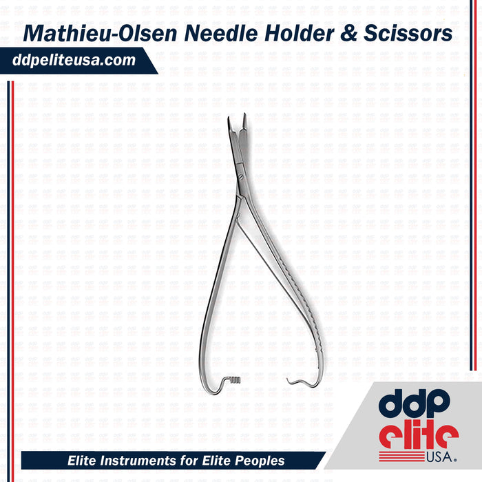 Mathieu-Olsen Needle Holder & Scissors - ddpeliteusa
