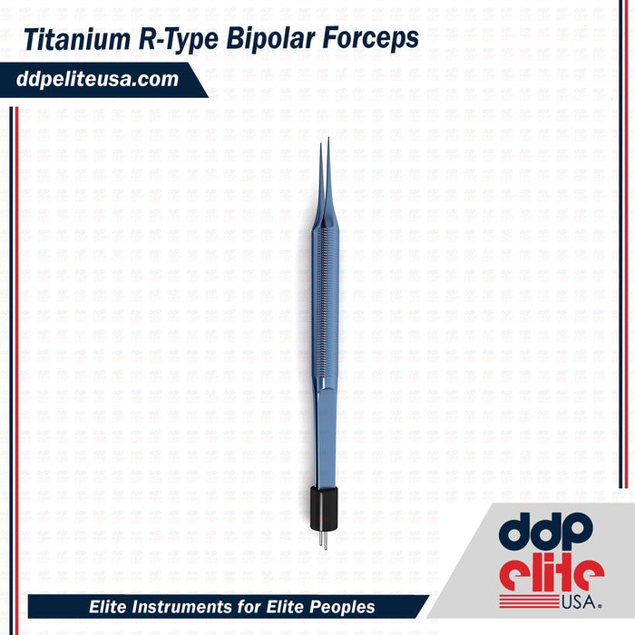 Titanium R-Type Bipolar Forceps - ddpeliteusa