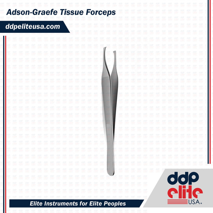 Adson-Graefe Tissue Forceps - ddpeliteusa