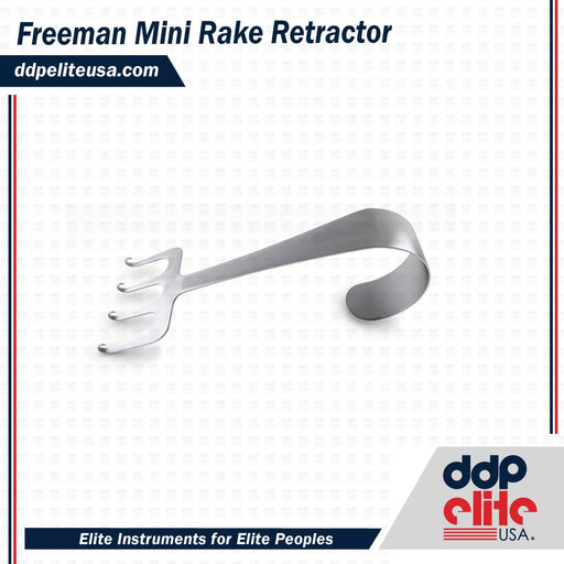 Freeman Mini Rake Retractor - ddpeliteusa
