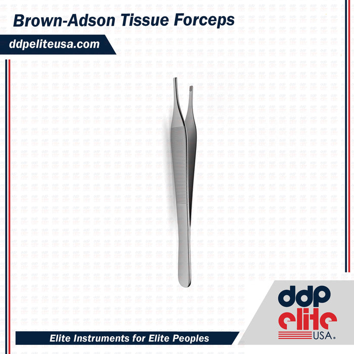 Brown-Adson Tissue Forceps - ddpeliteusa
