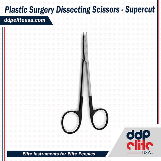 Plastic Surgery Dissecting Scissors - Supercut - ddpeliteusa