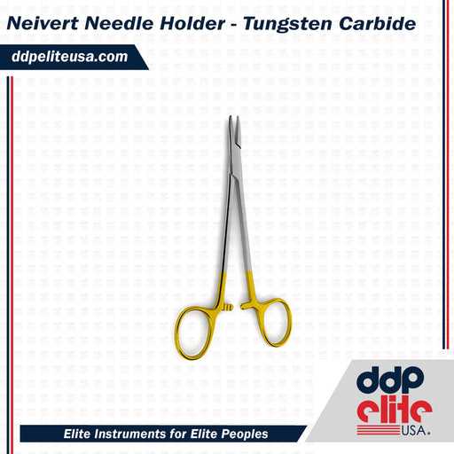 Neivert Needle Holder - Tungsten Carbide - ddpeliteusa