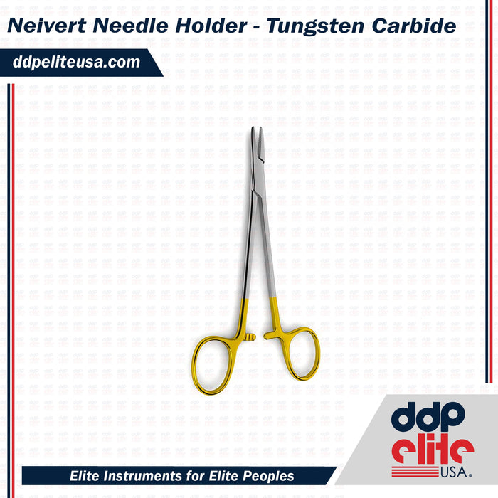 Neivert Needle Holder - Tungsten Carbide - ddpeliteusa