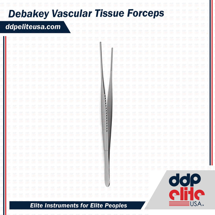 Debakey Vascular Tissue Forceps - ddpeliteusa