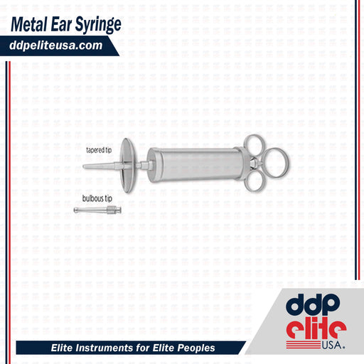 Metal Ear Syringe - ddpeliteusa