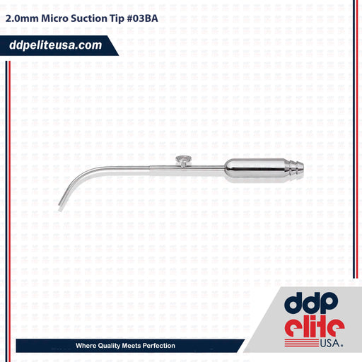 2.0mm Micro Suction Tip #03BA - ddpeliteusa