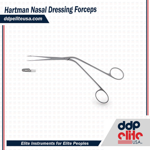 Hartman Nasal Dressing Forceps - ddpeliteusa
