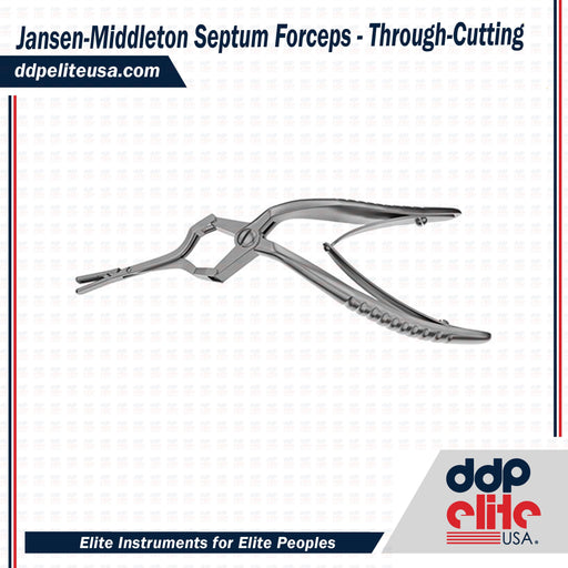 Jansen-Middleton Septum Forceps - Through-Cutting - ddpeliteusa