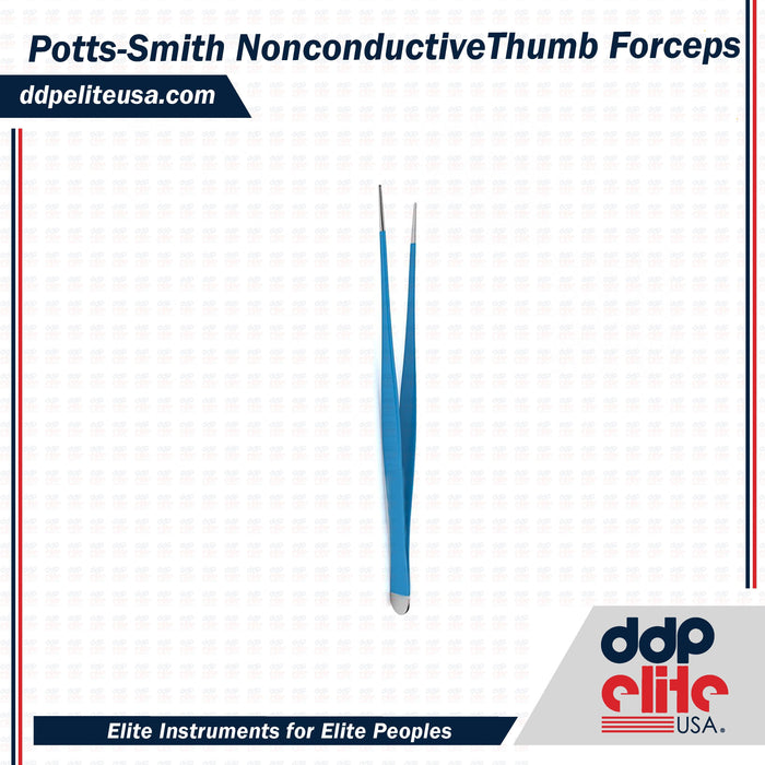 Potts-Smith Nonconductive Thumb Forceps - ddpeliteusa