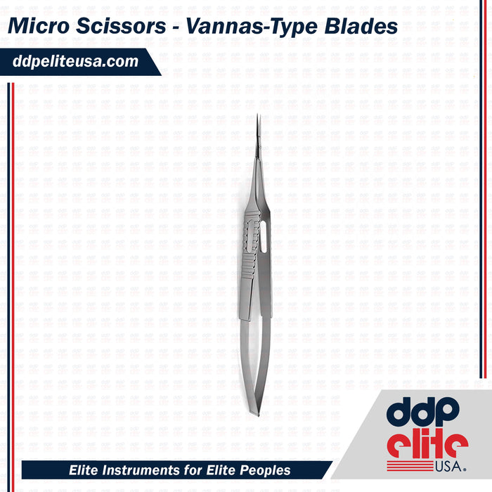 Micro Scissors - Vannas-Type Blades - ddpeliteusa