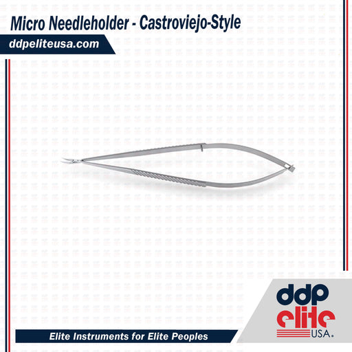 Micro Needleholder - Castroviejo-Style - ddpeliteusa