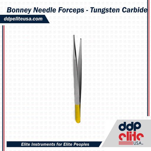 Bonney Needle Forceps - Tungsten Carbide - ddpeliteusa