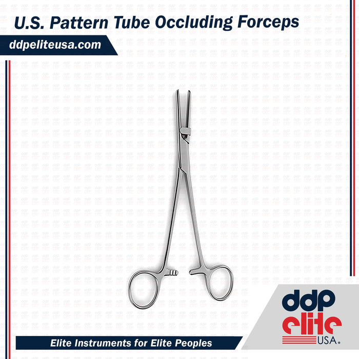 U.S. Pattern Tube Occluding Forceps - ddpeliteusa