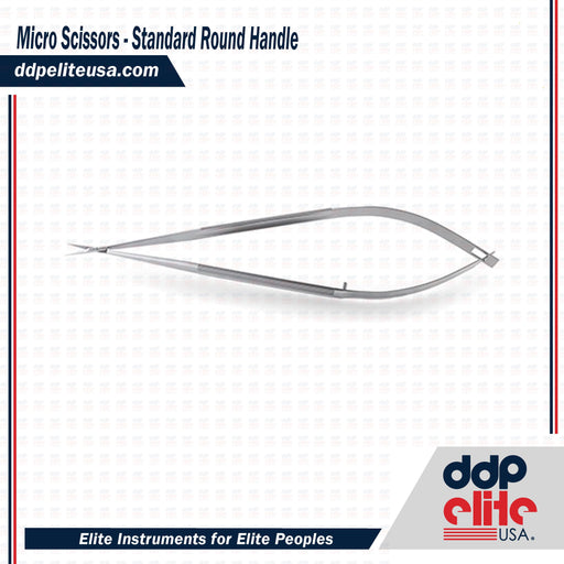 Micro Scissors - Standard Round Handle - ddpeliteusa