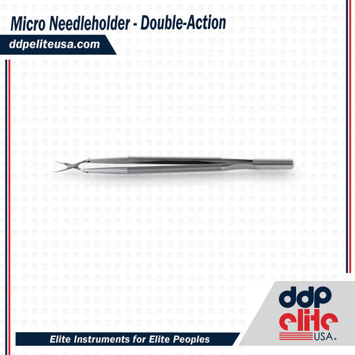 Micro Needleholder - Double-Action - ddpeliteusa