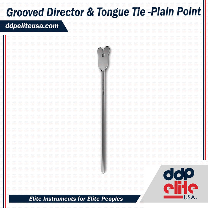 Grooved Director & Tongue Tie - Plain Point - ddpeliteusa