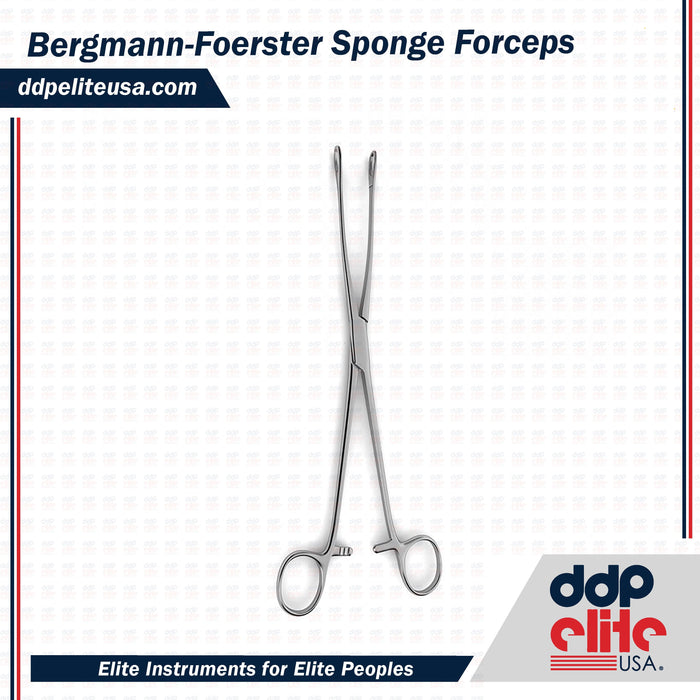 Bergmann-Foerster Sponge Forceps - ddpeliteusa