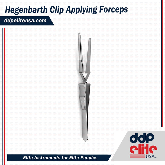 Hegenbarth Clip Applying Forceps - ddpeliteusa