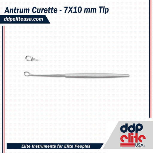 Antrum Curette - 7X10 mm Tip - ddpeliteusa