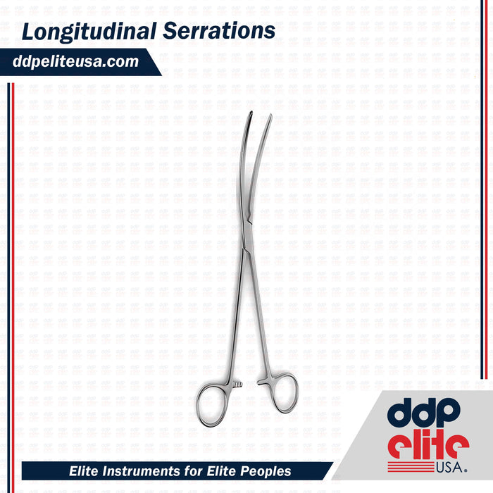 Crafoord Coarctation Forceps - Longitudinal Serrations - ddpeliteusa